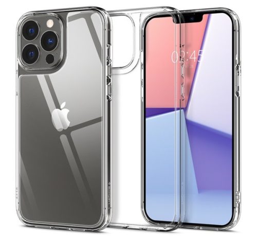 Spigen Quartz Hybrid Apple iPhone 13 Pro Crystal Clear tok, átlátszó