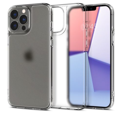 Spigen Quartz Hybrid Apple iPhone 13 Pro Matte Clear tok, fekete-átlátszó