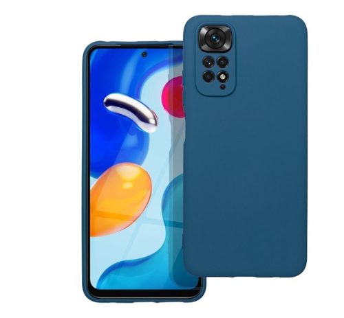 Forcell Szilikon Lite hátlap tok Xiaomi Redmi Note 11 Pro/11 Pro 5G, kék