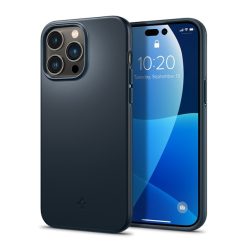   Spigen Thin Fit Apple iPhone 14 Pro Max Metal Slate tok, sötét kék