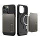 Spigen Slim Armor Mag Apple iPhone 14 Pro Max Gunmetal MagSafe tok, szürke