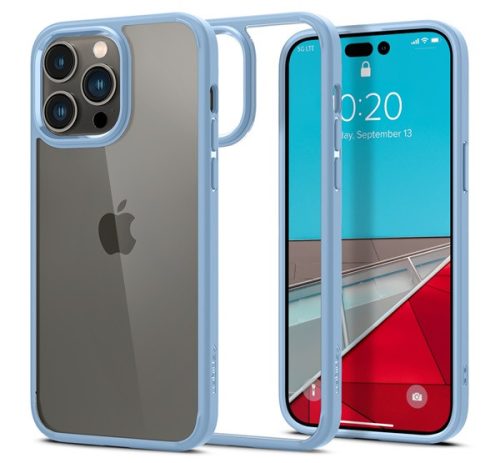 Spigen Crystal Hybrid Apple iPhone 14 Pro Max Sierra Blue tok, kék