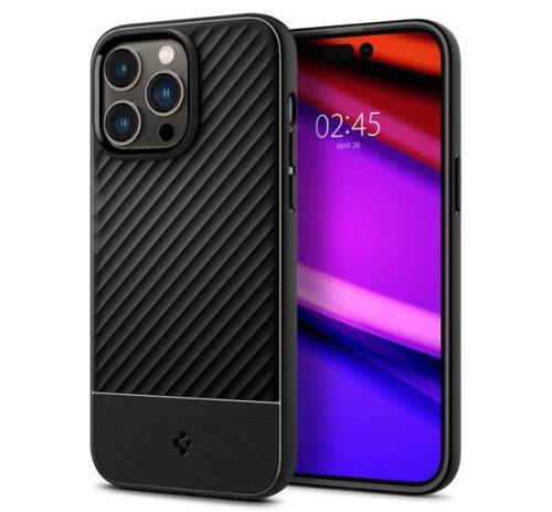 Spigen Core Armor Apple iPhone 14 Pro Max Matte Black tok, fekete