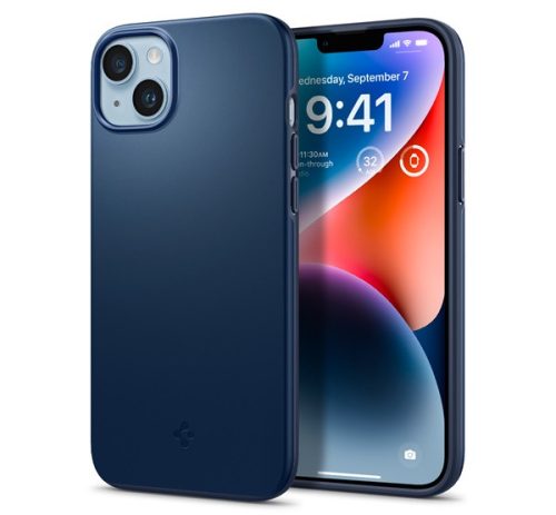 Spigen Thin Fit Apple iPhone 14 Plus Navy Blue tok, kék