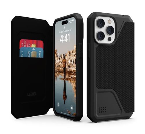 UAG Metropolis Apple iPhone 14 Pro Max hátlap tok, Kevlar Black