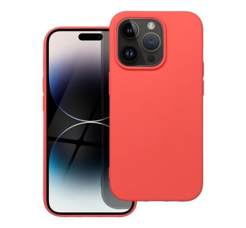 Forcell Szilikon LITE hátlap tok Apple iPhone 14 Pro, rózsaszín