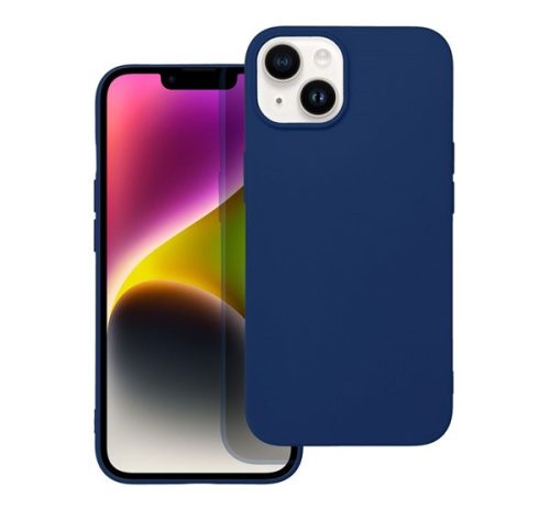 Forcell Soft szilikon hátlap tok Apple iPhone 14, kék