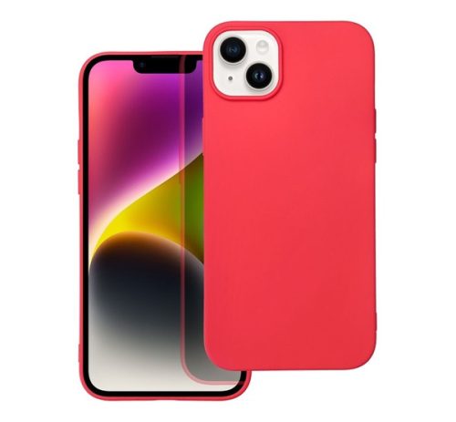 Forcell Soft szilikon hátlap tok Apple iPhone 14 Plus, piros