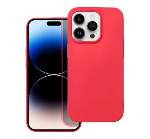 Forcell Soft szilikon hátlap tok Apple iPhone 14 Pro, piros