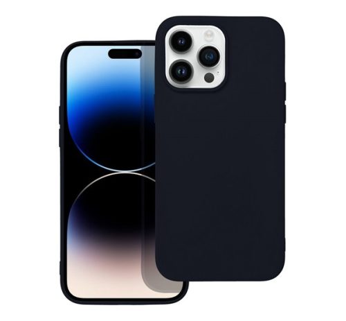 Forcell Soft szilikon hátlap tok Apple iPhone 14 Pro Max, fekete