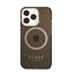   Guess Translucent MagSafe Apple iPhone 13 Pro hátlap tok, fekete