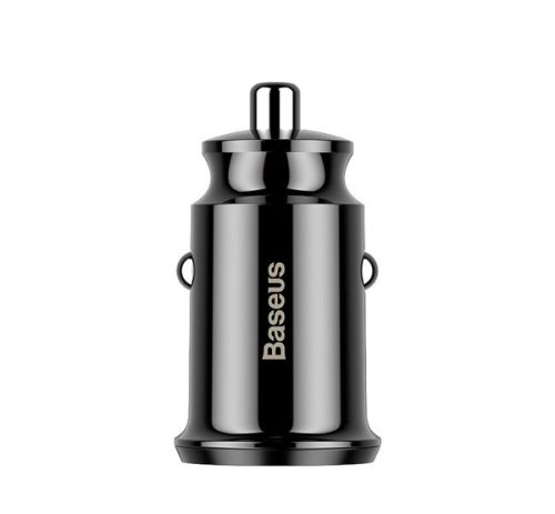 Baseus Grain autós töltő 2xUSB 5V 3.1A, fekete