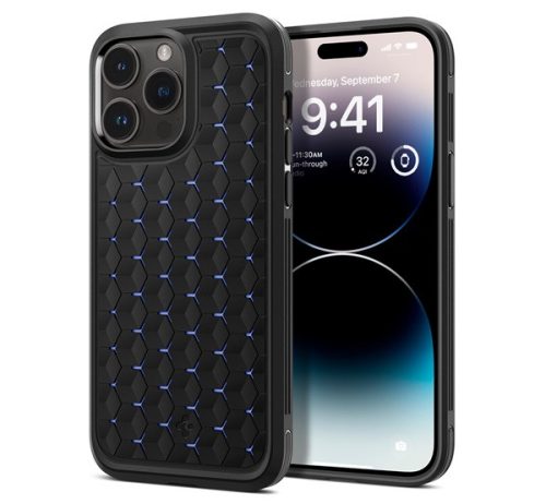 Spigen Cryo Armor Apple iPhone 14 Pro Matte Black tok, fekete