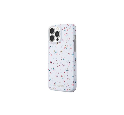 Uniq Coehl Terrazzo Apple iPhone 13 Pro, szilikon tok, fehér