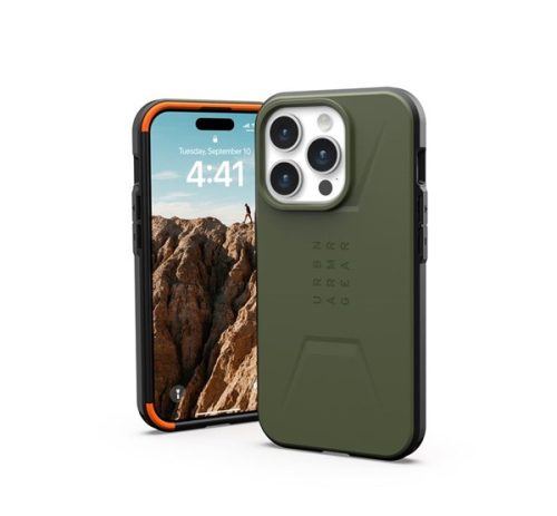 UAG Civilian MagSafe Apple iPhone 15 Pro hátlap tok, olive drab