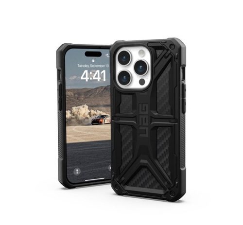 UAG Monarch Apple iPhone 15 Pro hátlap tok, carbon fiber