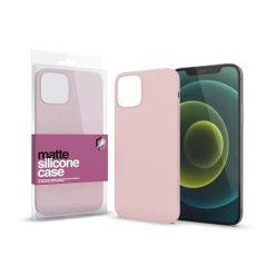   Xprotector Szilikon matte tok ultravékony Apple iPhone 15 Plus, púderpink