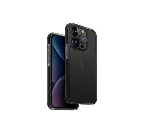 Uniq Combat Apple iPhone 15 Pro Max Szilikon tok, karbon fekete