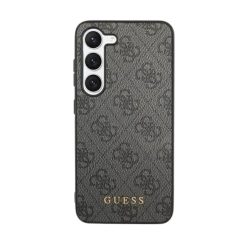   Guess 4G Metal Gold Samsung Galaxy S24 Ultra szilikon tok, fekete