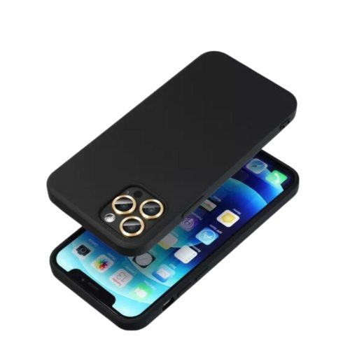 Forcell Silicone hátlap tok, Samsung Galaxy A05s, fekete