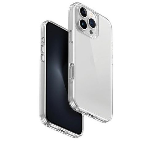 Uniq Air Fender Apple iPhone 16 Pro Max szilikon tok, átlátszó