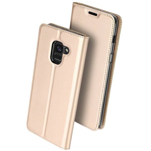 Xiaomi Redmi Note 9T 5G, Oldalra nyíló tok, stand, Dux Ducis, arany