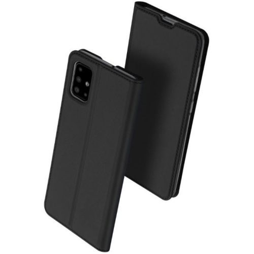 Xiaomi Redmi Note 9T 5G, Oldalra nyíló tok, stand, Dux Ducis, fekete