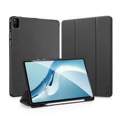   Huawei MatePad Pro 12.6 (2021), mappa tok, M-Pencil tartóval, Dux Ducis Domo, fekete