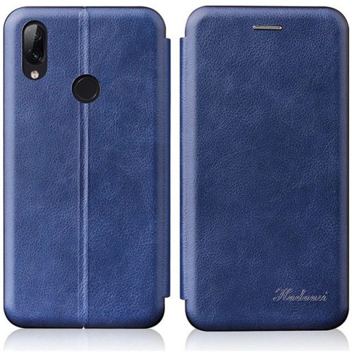 Xiaomi Redmi 9A / 9AT / 9i, Oldalra nyíló tok, stand, Wooze Protect And Dress Book, kék