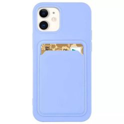   Xiaomi Redmi 9T, Szilikon tok, kártyatartóval, Wooze Card Slot, világoskék