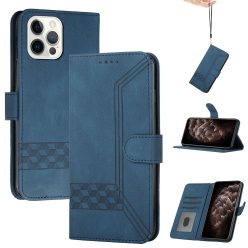   Xiaomi Redmi Note 11T Pro / Note 11T Pro Plus / Poco X4 GT, Oldalra nyíló tok, stand, kártyatartóval, kézpánttal, Wooze Illusion, kék