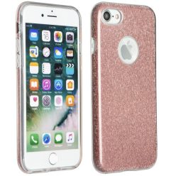   Apple iPhone 14 Plus, Szilikon tok, csillogó, Forcell Shining, vörösrarany