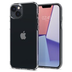   Apple iPhone 14 Plus, Szilikon tok, Spigen Liquid Crystal, átlátszó