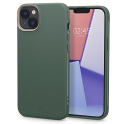   Apple iPhone 14, Szilikon tok, Magsafe töltővel kompatibilis, Spigen Ciel Cyril Ultra Color Mag, zöld