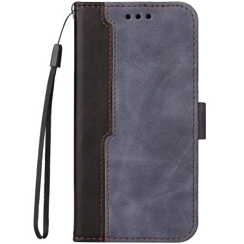 Huawei Honor Magic 4 Lite / X9 4G / X9 5G / X30, Oldalra nyíló tok, stand, kártyatartóval, kézpánttal, Wooze Colour Wallet, szürke