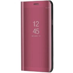   Xiaomi Redmi Note 12 4G, Oldalra nyíló tok, hívás mutatóval, Smart View Cover, vörösarany (utángyártott)