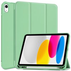   Apple iPad 10.9 (2022), mappa tok, Apple Pencil tartóval, Smart Case, világoszöld