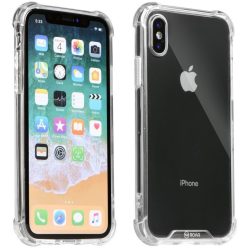   Apple iPhone 15 Plus, Szilikon védőkeret, akril hátlap, közepesen ütésálló, Armor Jelly Case, Roar, átlátszó