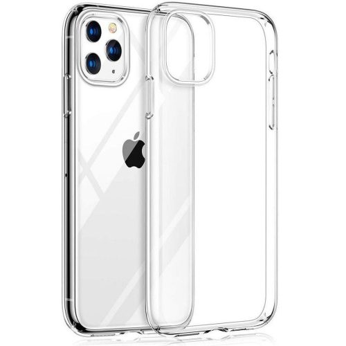 Apple iPhone 15 Plus, Szilikon tok, átlátszó