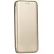 Samsung Galaxy A11 / M11 SM-A115F / M115F, Oldalra nyíló tok, stand, Forcell Elegance, arany