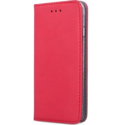   Xiaomi Redmi Note 9T 5G, Oldalra nyíló tok, stand, Smart Magnet, piros