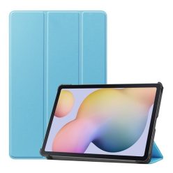   Samsung Galaxy Tab S7 11.0 SM-T870 / T875 / T876B, mappa tok, Trifold, világoskék