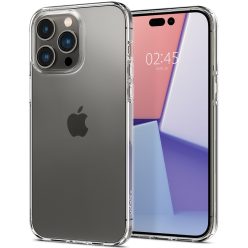   Apple iPhone 14 Pro, Szilikon tok, Spigen Crystal Flex, átlátszó