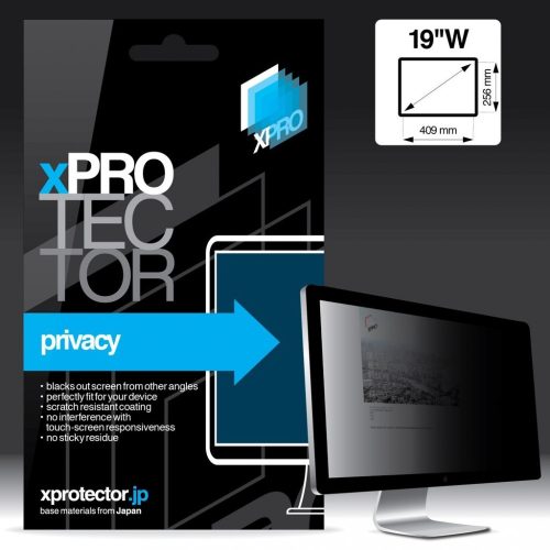 Privacy kijelzővédő fólia Monitor 19″ W (409x256mm)