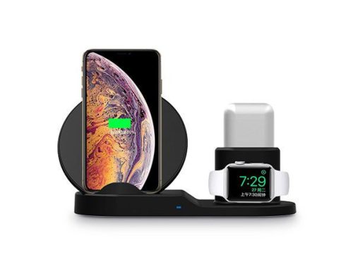 xPro - 3in1 Qi töltő állomás – iPhone, Watch, Airpods