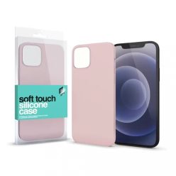 Soft Touch Silicone Case pink Apple iPhone 14 készülékhez