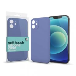   Soft Touch Silicone Case Slim levendula szürke Apple iPhone 14 Pro Max készülékhez