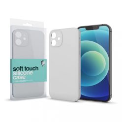   Soft Touch Silicone Case Slim törtfehér Apple iPhone 14 Plus készülékhez