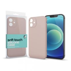   Soft Touch Silicone Case Slim púderpink Apple iPhone 14 Pro készülékhez