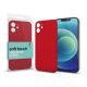 Soft Touch Silicone Case Slim piros Apple iPhone 14 Pro készülékhez